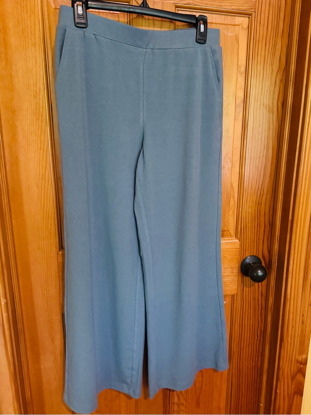 Ogl petite pull on pants in dusty blue NWT